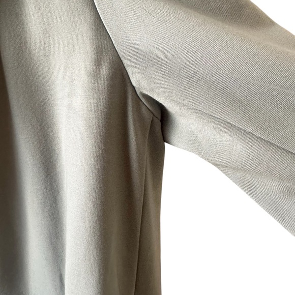 Athleta Women’s Size 10 Eastbound Knit Blazer Blue Grey Athleisure Casual - Picture 2 of 14